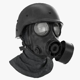 Army S10 Gas Mask 3D